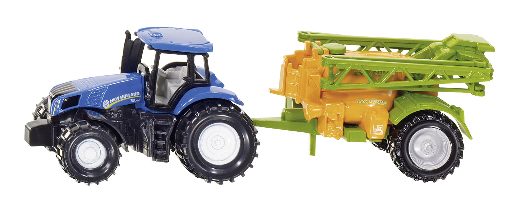 New Holland Traktor mit Feldspritze Modell von Siku